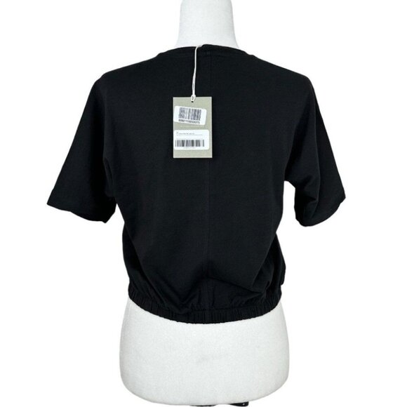 Everlane Women’s NWT Black‎ Organic Cotton The Bubble Tee S/C38 - Picture 4 of 10
